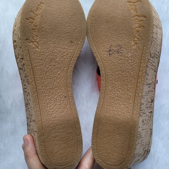 SAM EDELMAN Women's Romy Leather Platform Sandal - Picture 6 of 7